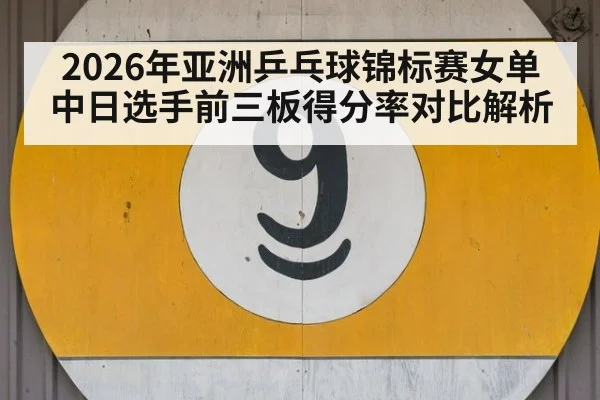 2026年亚洲乒乓球锦标赛女单 中日选手前三板得分率对比解析（jiuyouhui）